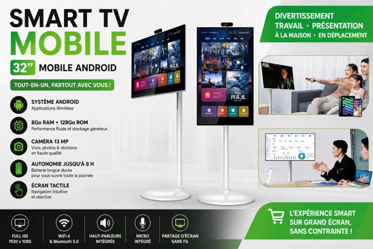 Photo de l'annonce : Smart TV 32 pouce — Mamoudzou (Multimédia)
