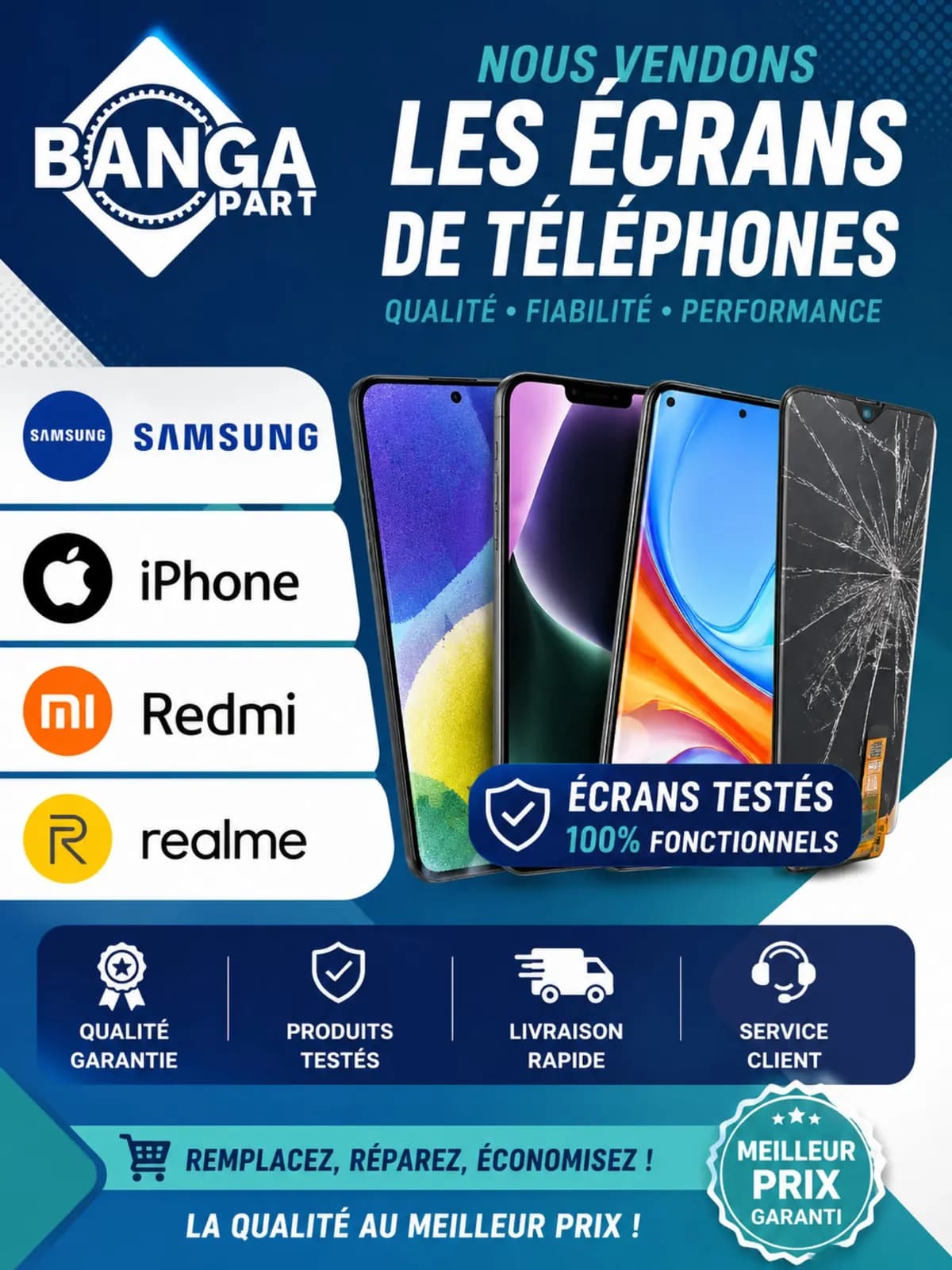 Photo de l'annonce : Vente LCD pour téléphones — Mamoudzou (Multimédia)
