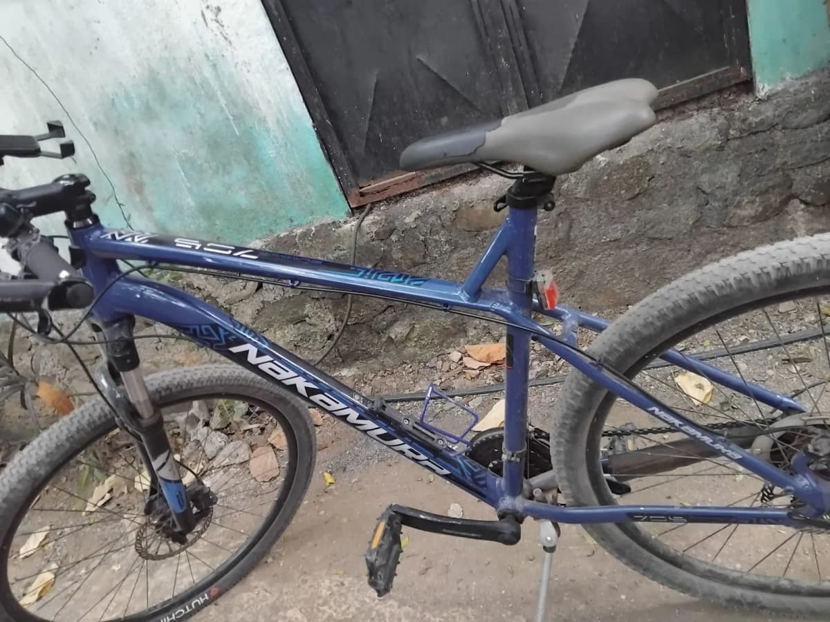 Photo de l'annonce : VTT Bleu plus le pose du téléphone a porté de main — Chirongui (Loisirs)