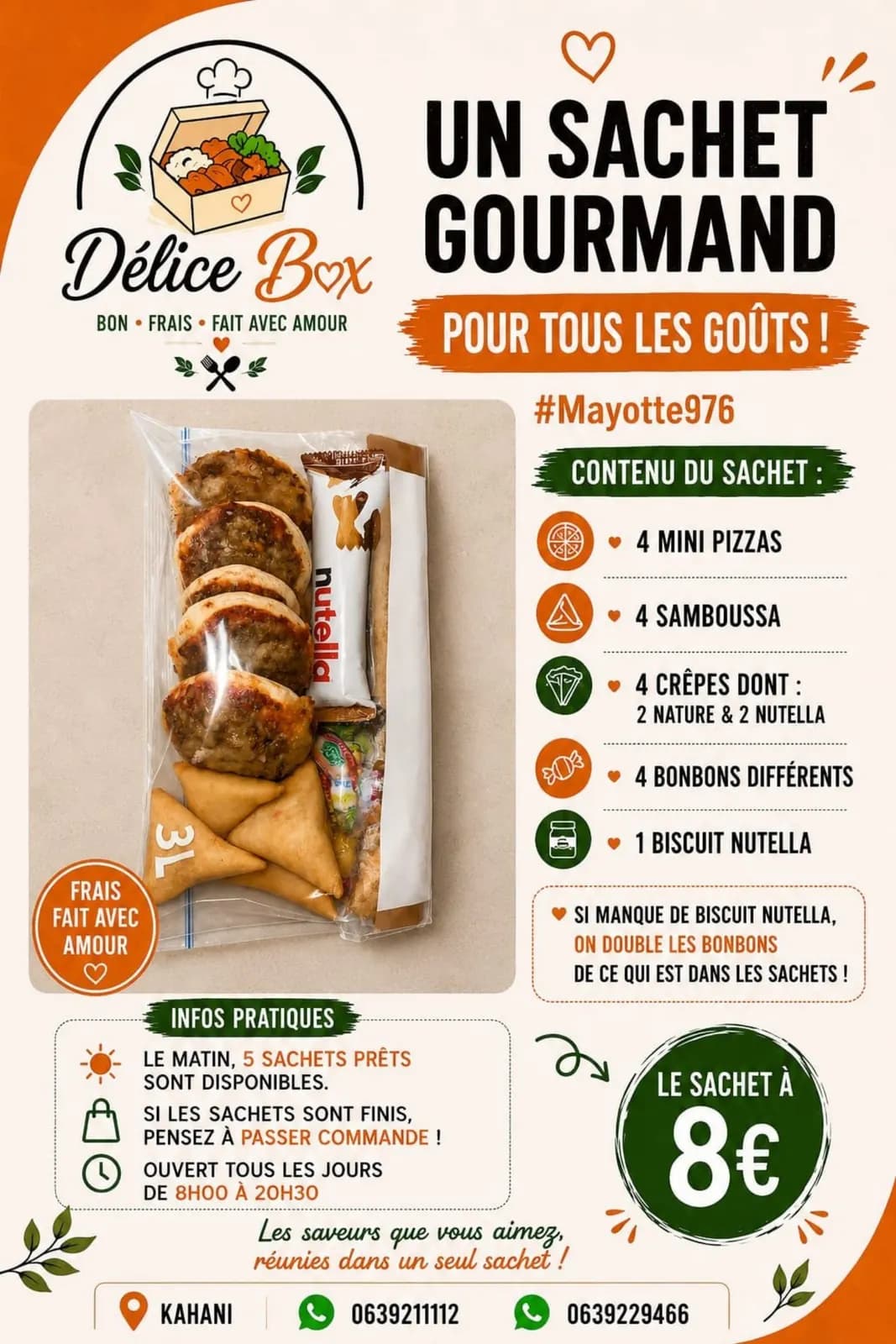 Photo de l'annonce : DÉLICE BOX — Ouangani (Autres)