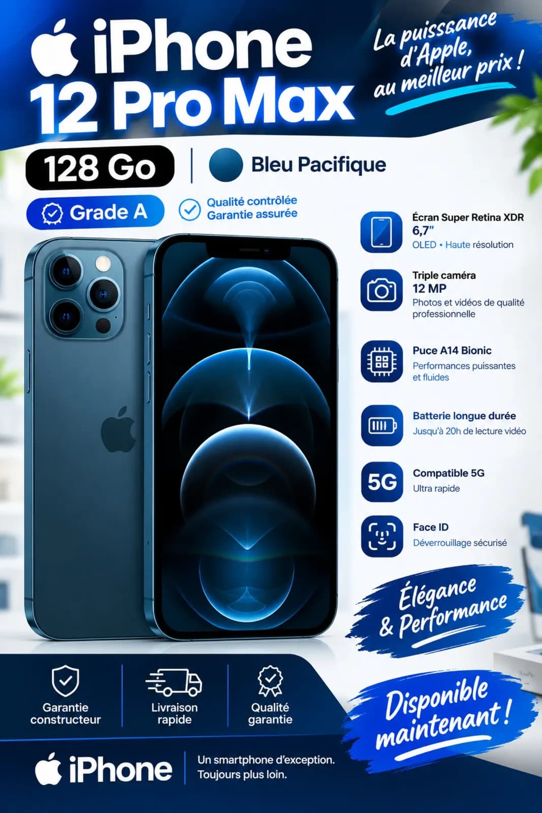 Photo de l'annonce : Iphone 12 pro max — Mamoudzou (Multimédia)